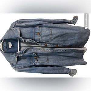 *Womens Loft Denim Shacket*